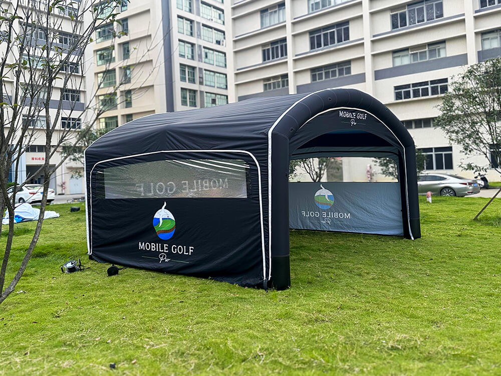 INFLATABLE GOLF SIMULATOR ENCLOSURE